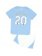 Otroški Nogometna dresi replika Manchester City Bernardo Silva #20 Domači 2023-24 Kratek rokav (+ hlače)